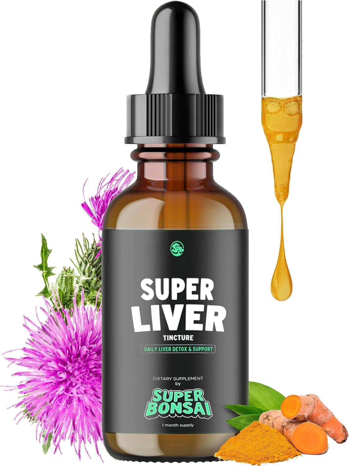 Super Liver Support with Milk Thistle - All Natural Liver Cleanse Detox & Repair
